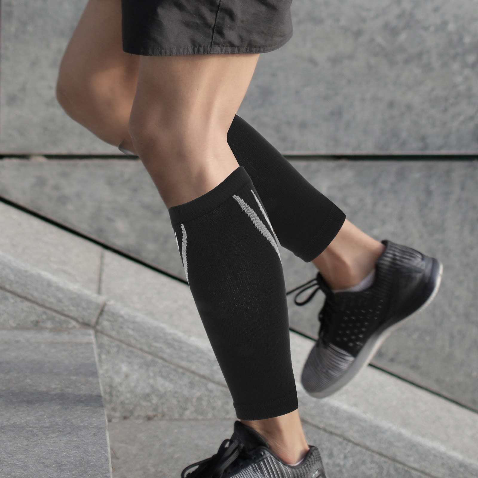 Compression Sleeve Calf - 1Pair Calf Compression Sleeves Elastic Sports