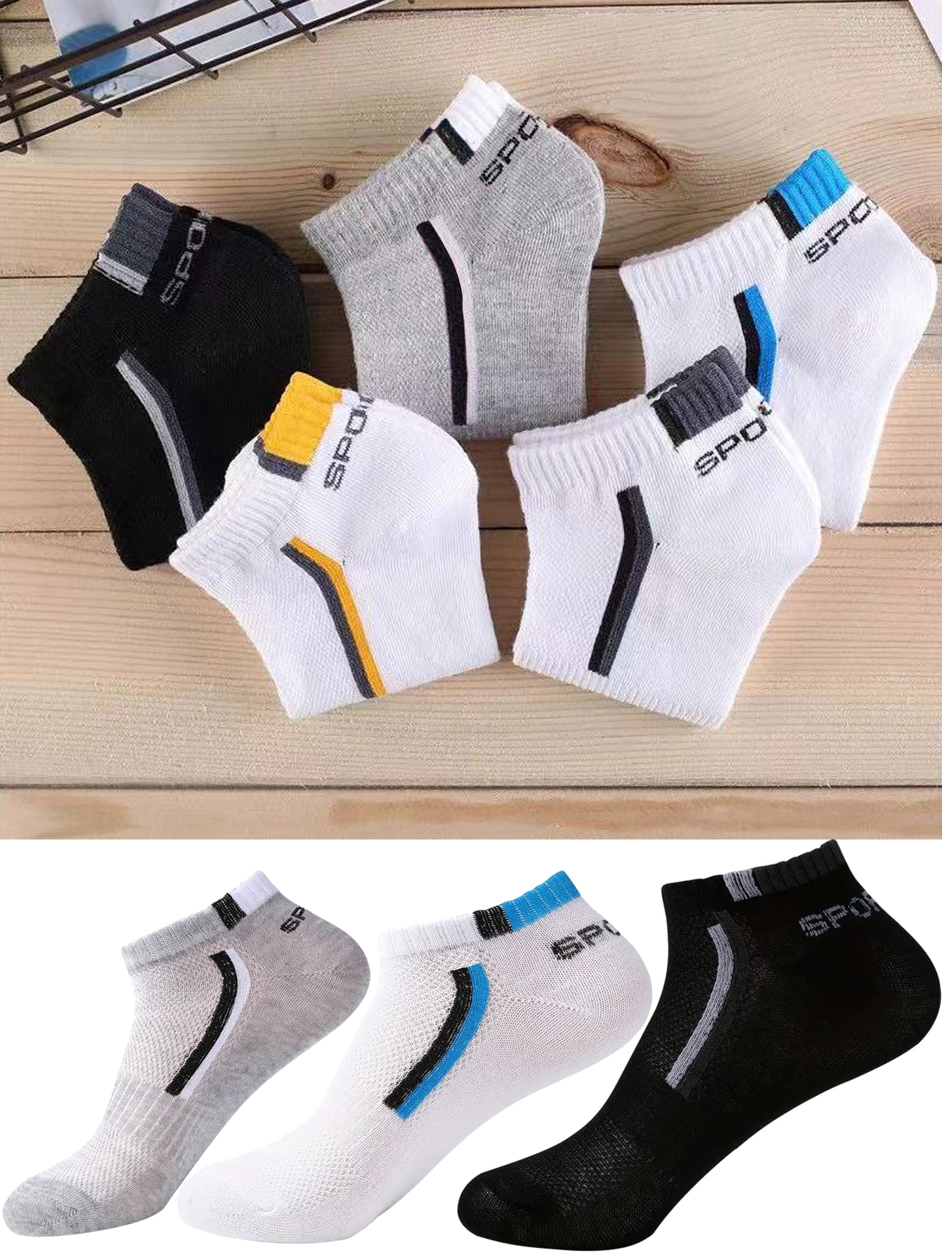 30pairs Men's Fashion Cotton B - огляд і ціна Ankle Sock Low Cut