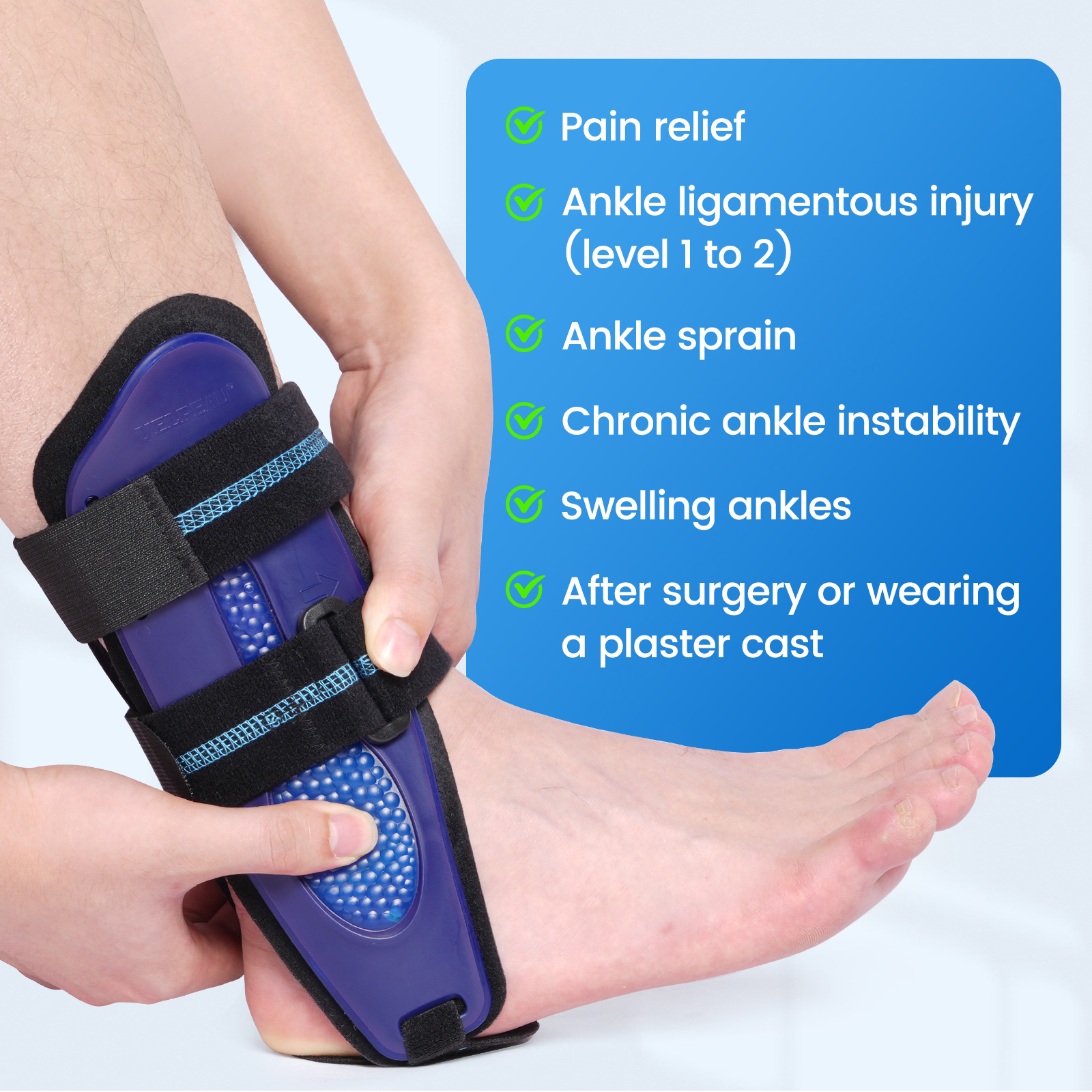 VELPEAU Ankle Brace Support fo - огляд і ціна Ankle Brace Sock