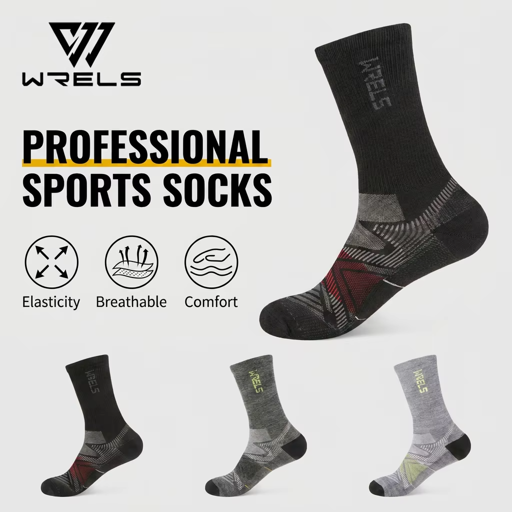 WRELS 1/2/3 Pairs Merino Wool  - огляд і ціна Wool Hiking Sock
