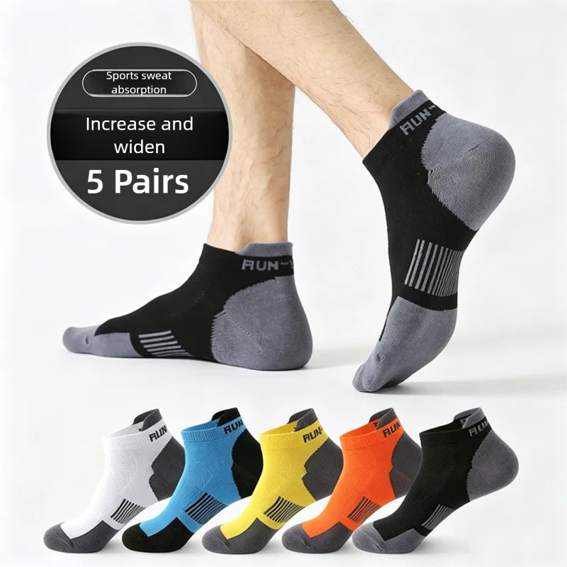 5Pairs Plus Size Thin No Show  - огляд і ціна No Show Sock Women