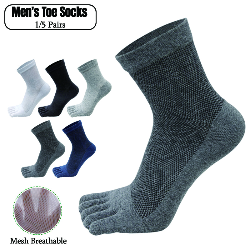 1/5 Pairs Summer Men Five Fing - огляд і ціна Toe Sock Split