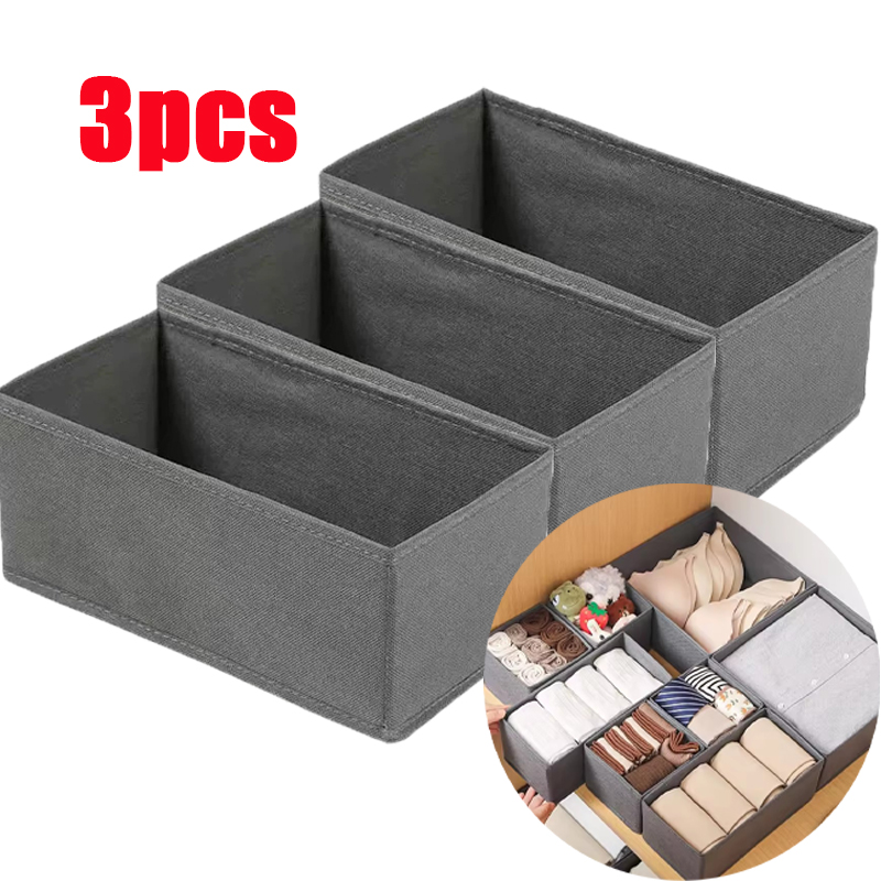 3PC Fabric Underwear Storage B - огляд і ціна Sock Organizer Tray