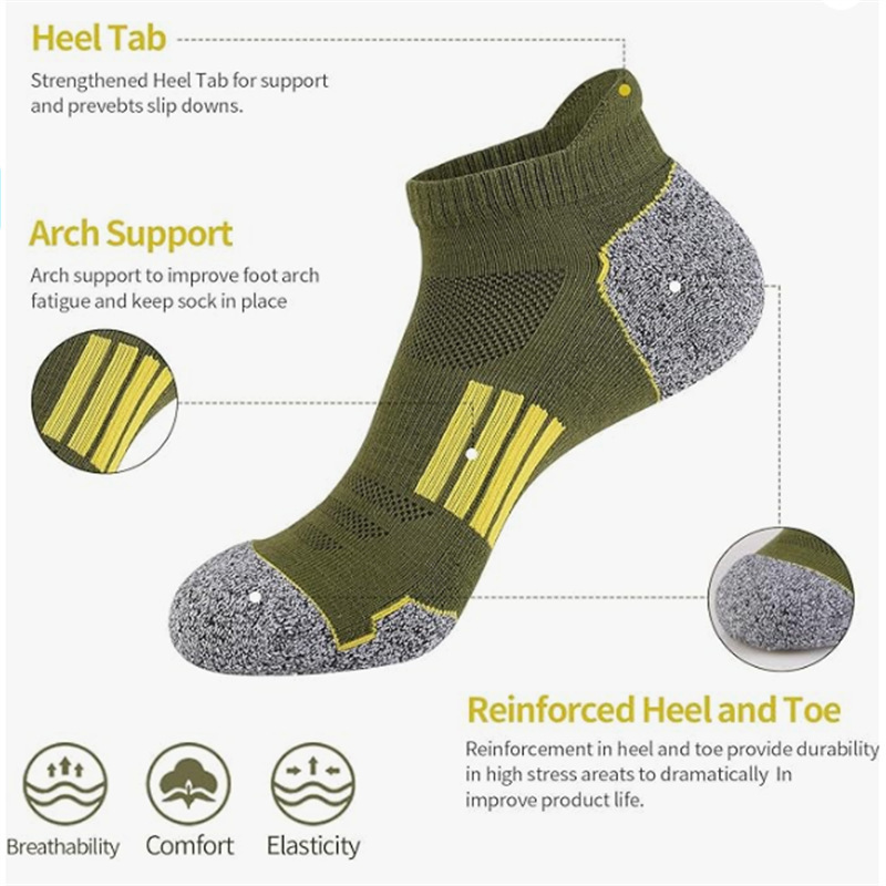 Men's Vibrant Multicolor Strip - огляд і ціна Ankle Sock Low Cut