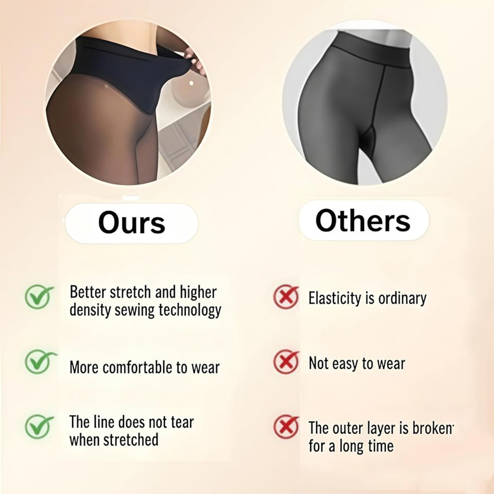 One Seam Fleece Lined Tights W - огляд і ціна Tights Pantyhose Sheer