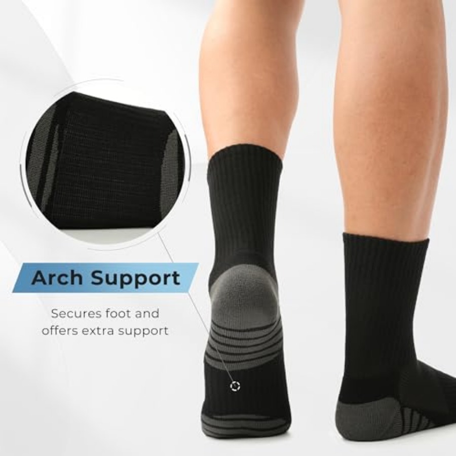 BAMBOO COOL Men's Crew Socks A - огляд і ціна Cotton Crew Sock Pack