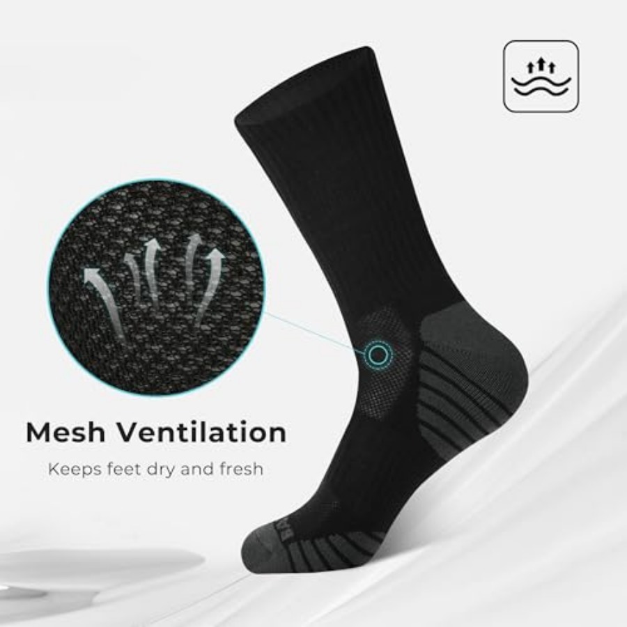 BAMBOO COOL Men's Crew Socks A - огляд і ціна Cotton Crew Sock Pack
