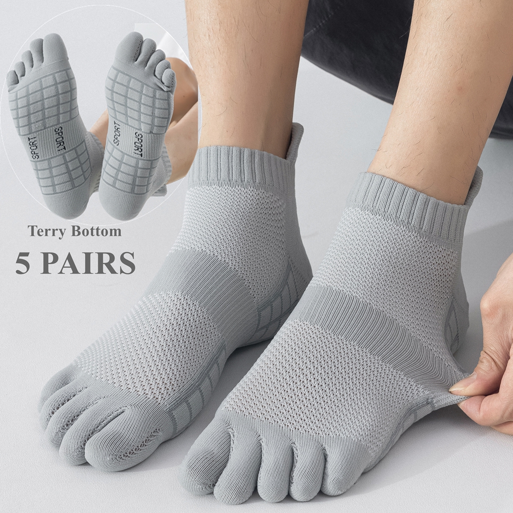 5 Pairs Sports Toe Socks Men T - огляд і ціна Ankle Sock Low Cut