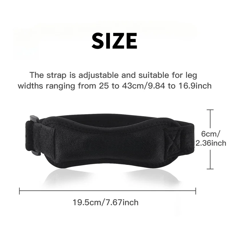1PCS  Knee Patellar Tendon Kne - огляд і ціна Compression Sleeve Calf
